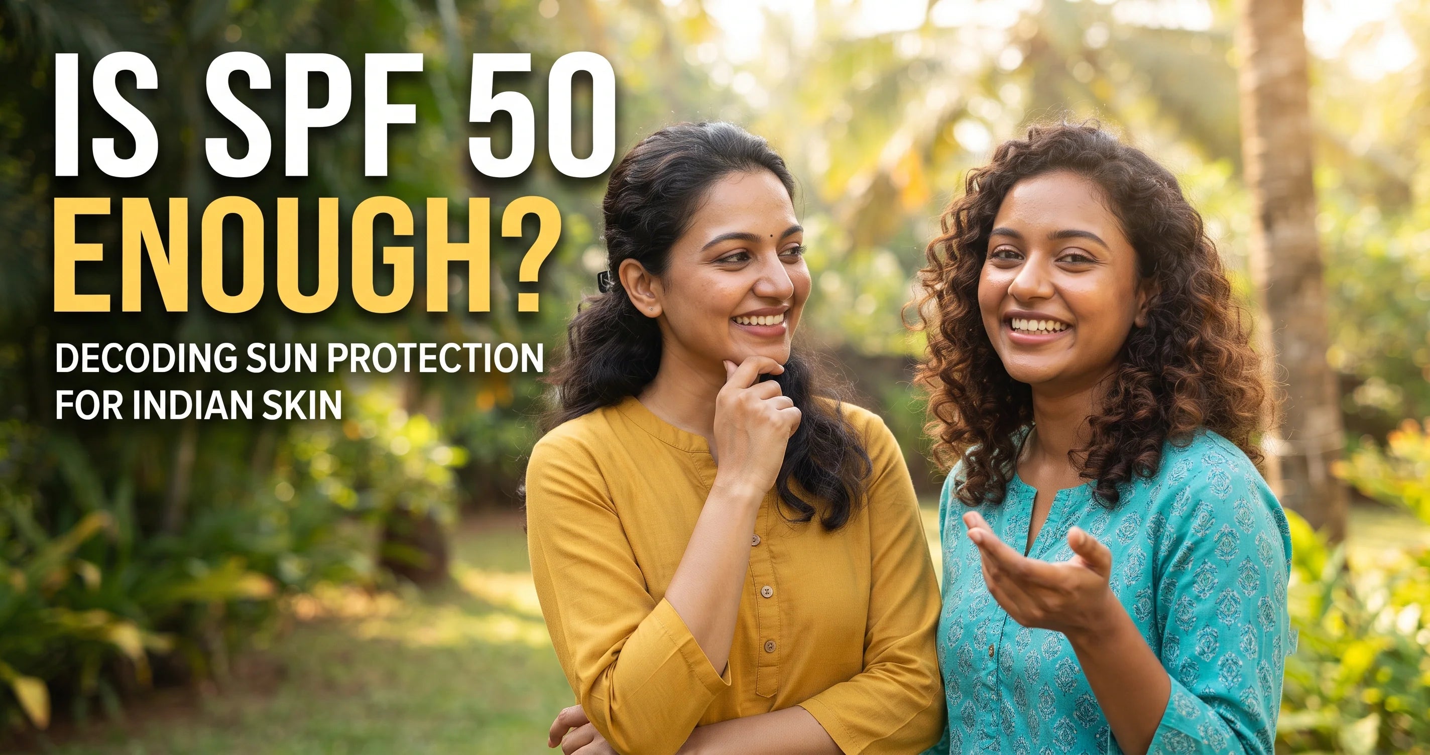 Is SPF 50 enough?