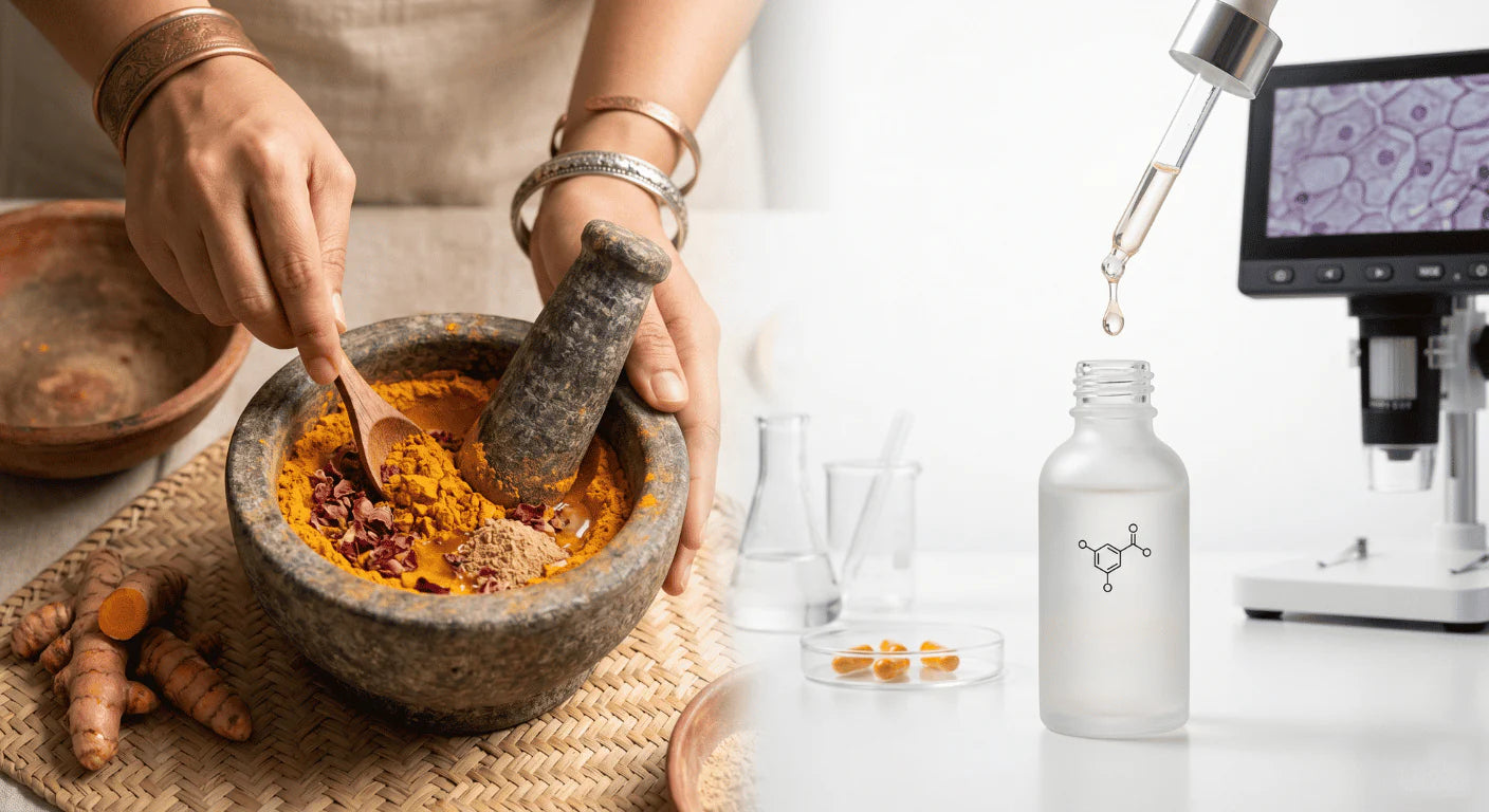 Turmeric in Skincare: What Ancient Ayurveda Gets Right (and What Modern Science Adds)