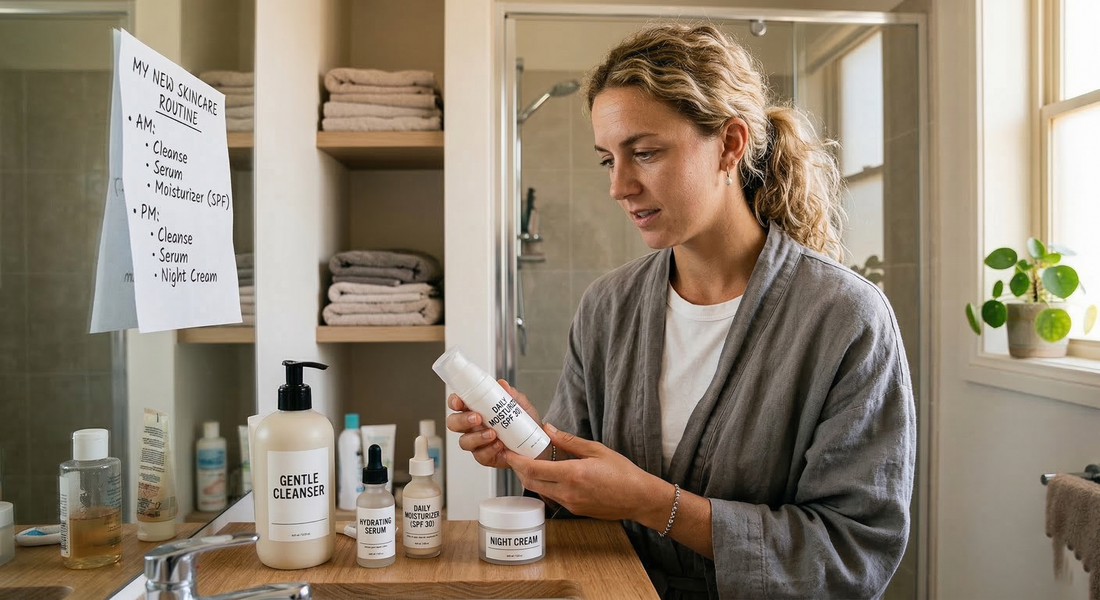 A skincare routine for people who've been winging it for years