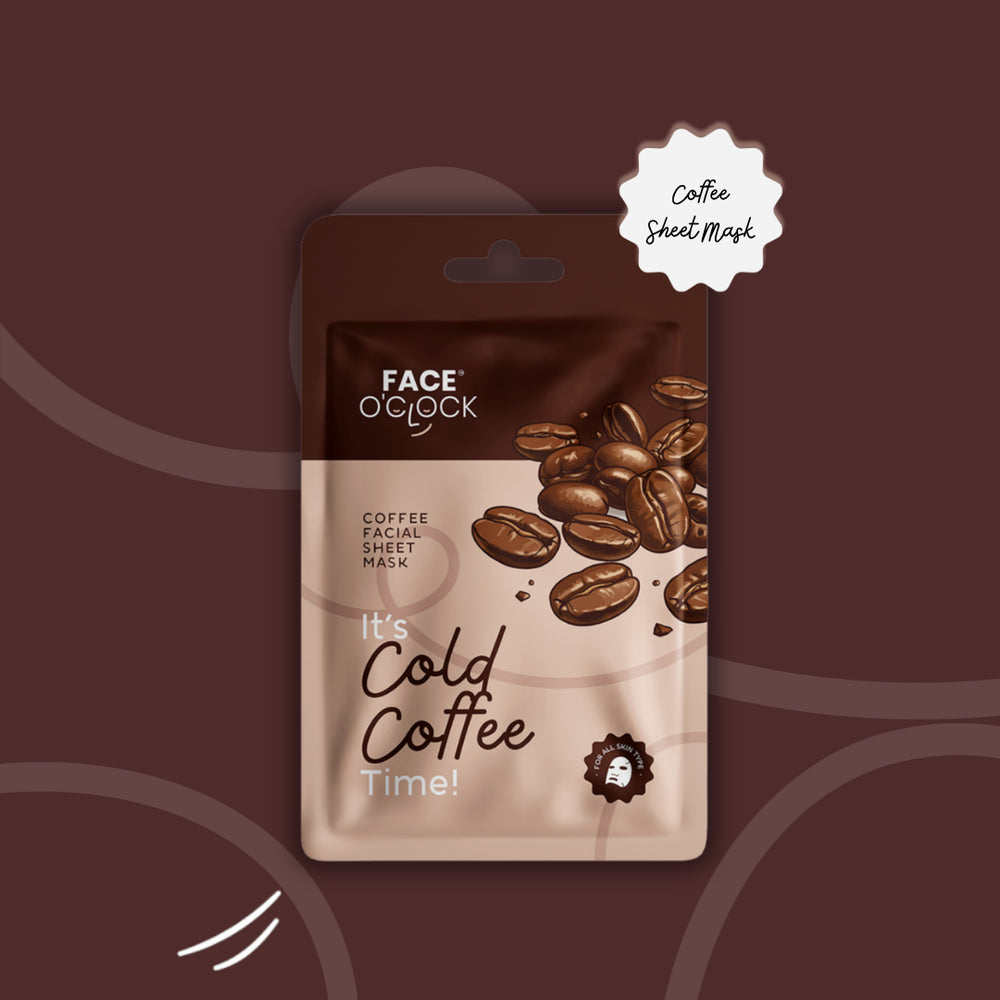 Face O'Clock Cold Coffee Facial Sheet Mask packaging
