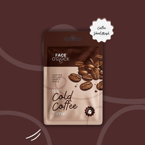 Face O'Clock Cold Coffee Facial Sheet Mask packaging
