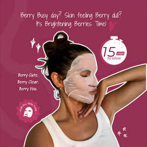 Face O'Clock Brightening Berries Sheet Mask — vegan, cruelty free, paraben free, sulphate free