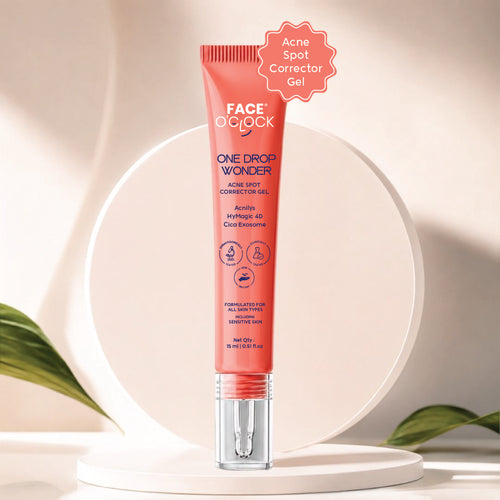 Face O'Clock One Drop Wonder Acne Spot Corrector Gel, 15 ml tube with tranexamic acid, salicylic acid and niacinamide