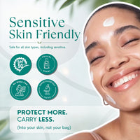 Face O'Clock Second Skin Fluid Sunscreen Travel Edition, six 2 ml sachets of SPF 50 PA++++