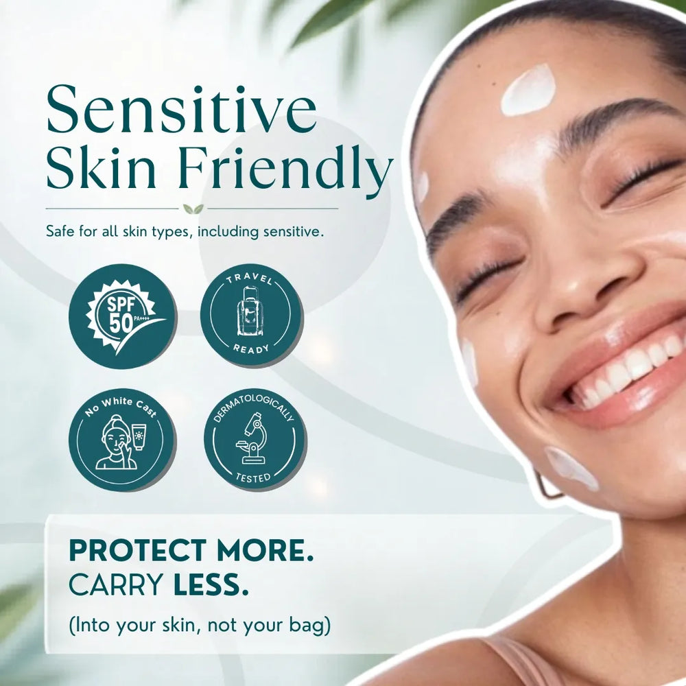 Second Skin Fluid Sunscreen Travel Edition | SPF 50 PA++++ | IN-VIVO Tested | Broad spectrum