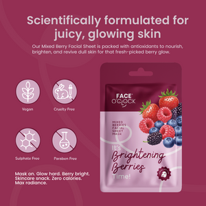 Brightening Berries Facial Sheet Mask